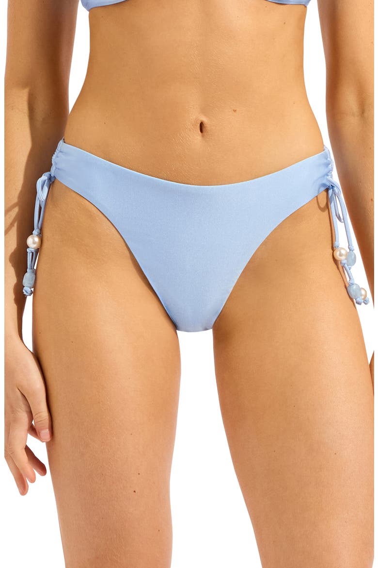 Metallic Beaded Bikini Bottoms, Main, color, POWDER BLUE