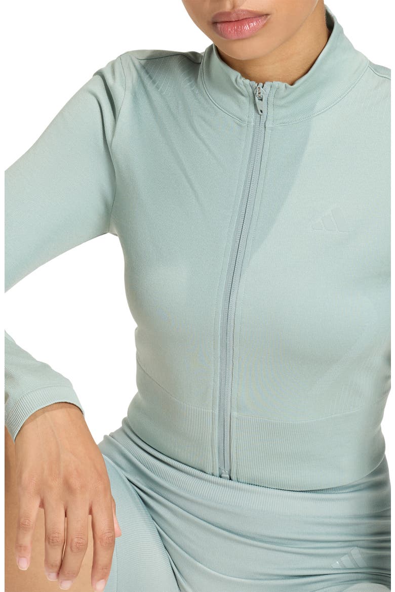Knit Training Jacket, Alternate, color, WONDER SAGE