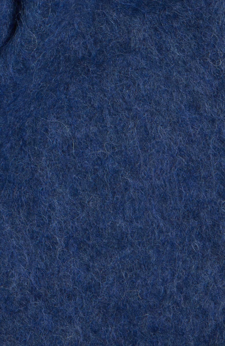 Acne Studios Valley Fringe Scarf, Alternate, color, Dark Navy/ Black