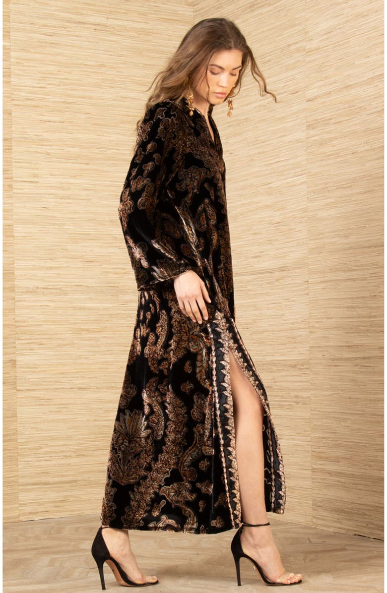 Hale Bob Emberlynn Velvet Dress, Alternate, color,