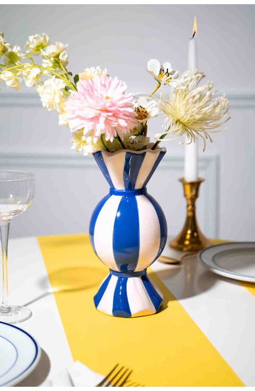 Doiy Funfair Vase In Blue