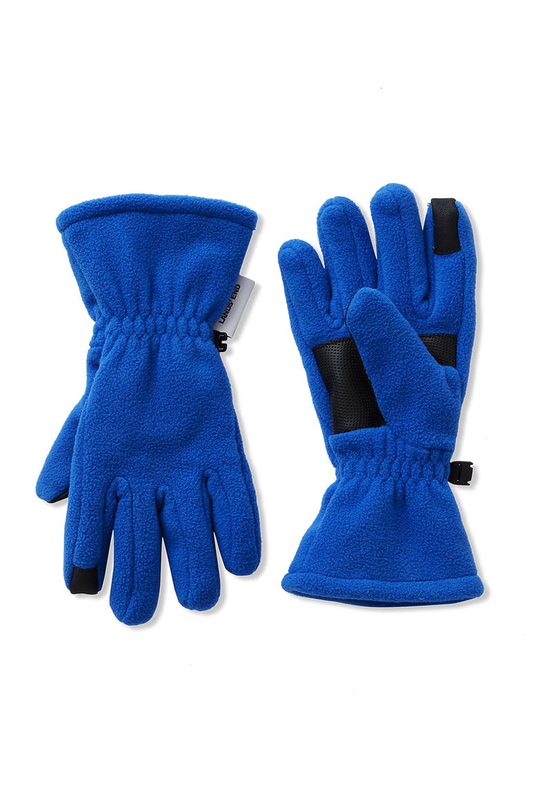 Kids Fleece Gloves, Main, color, Cobalt