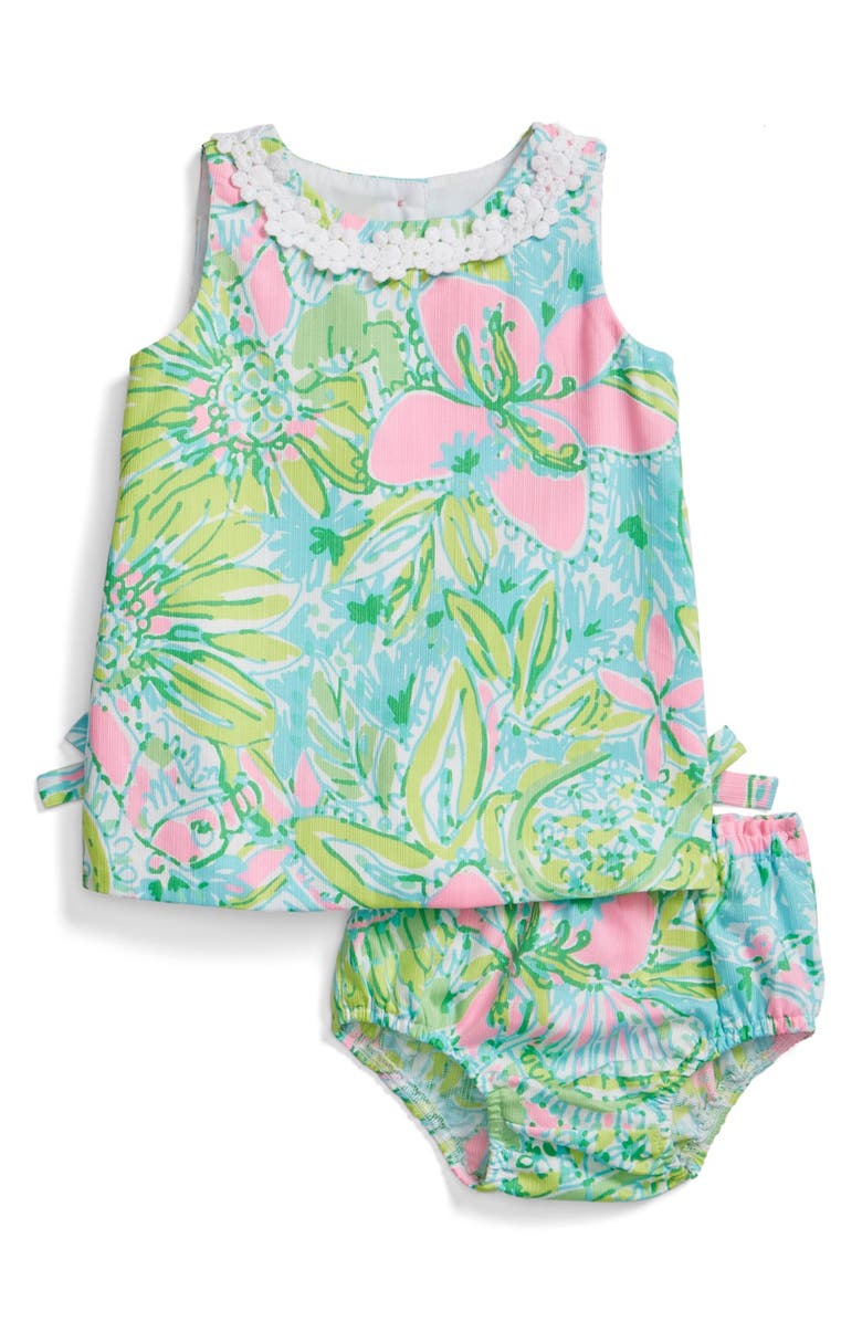 Lilly Pulitzer<sup>®</sup> 'Baby Lilly' Cotton Shift Dress, Main, color, 