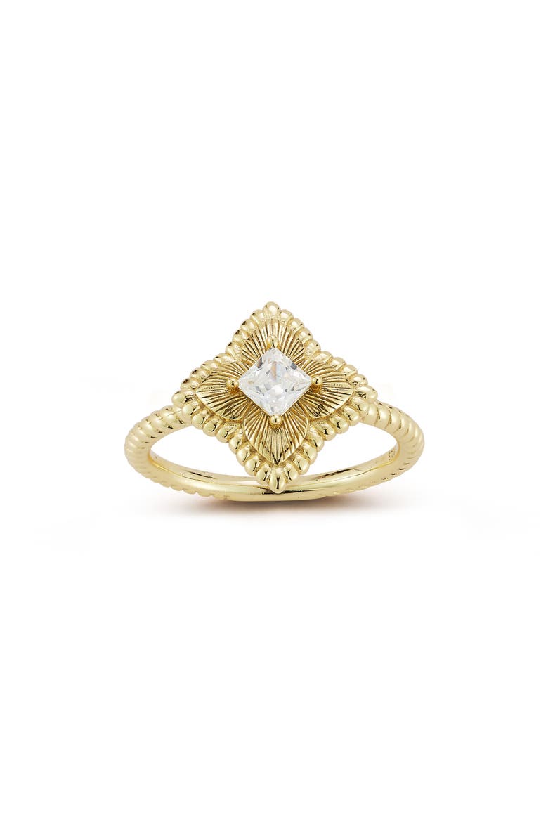 Clover Ring, Main, color, GOLD