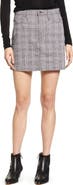 AG Harlo Plaid Miniskirt