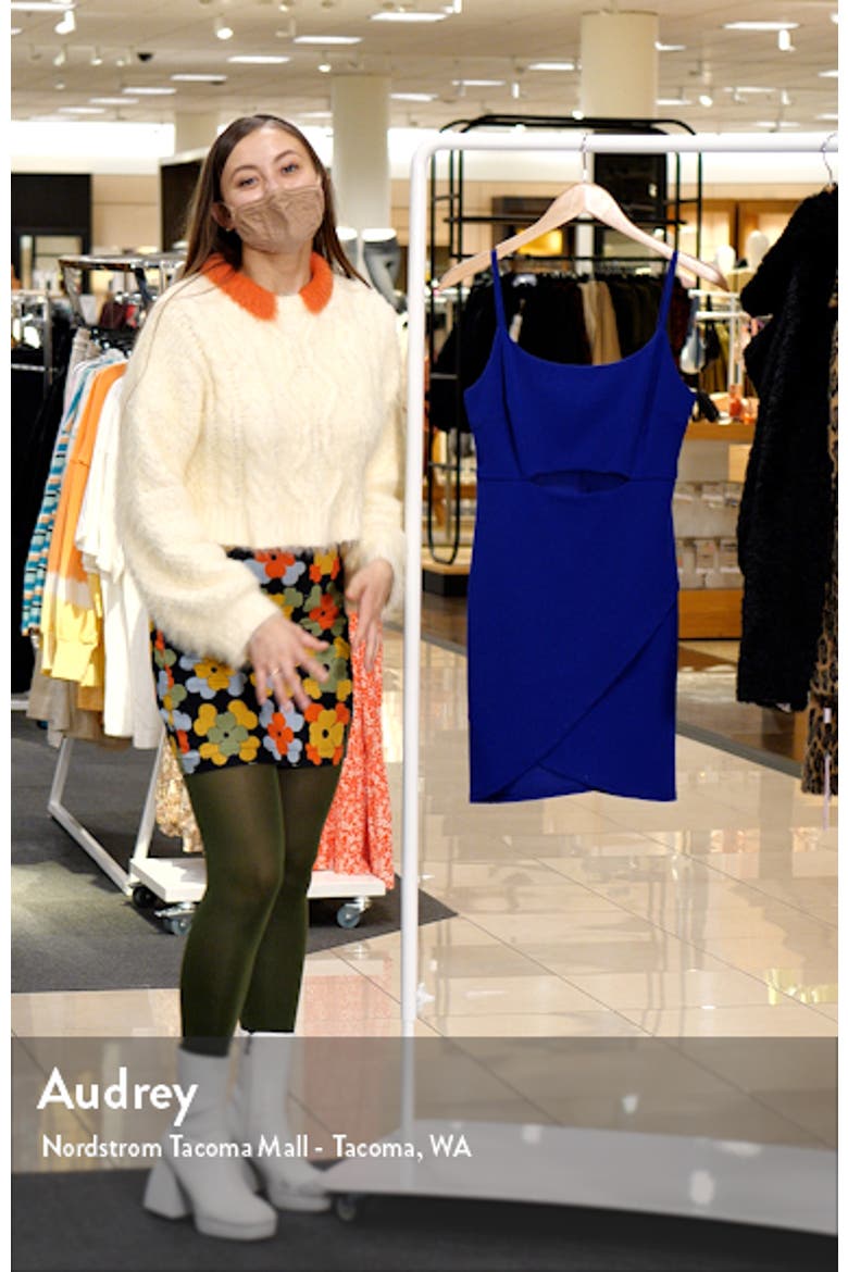 Scuba Crepe Cutout Body-Con Dress video