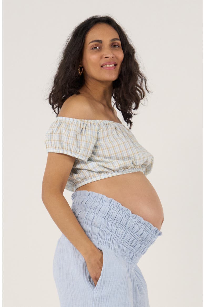 Maternity and Nursing Crop-Top Paloma, Alternate, color, Multicolor