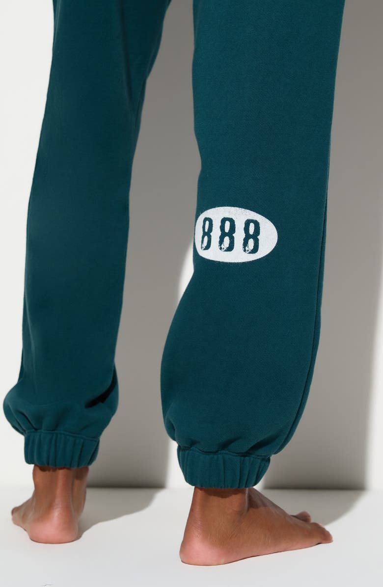 Spiritual Gangster Balance Portia Sweatpants, Alternate, color, Midnight Teal