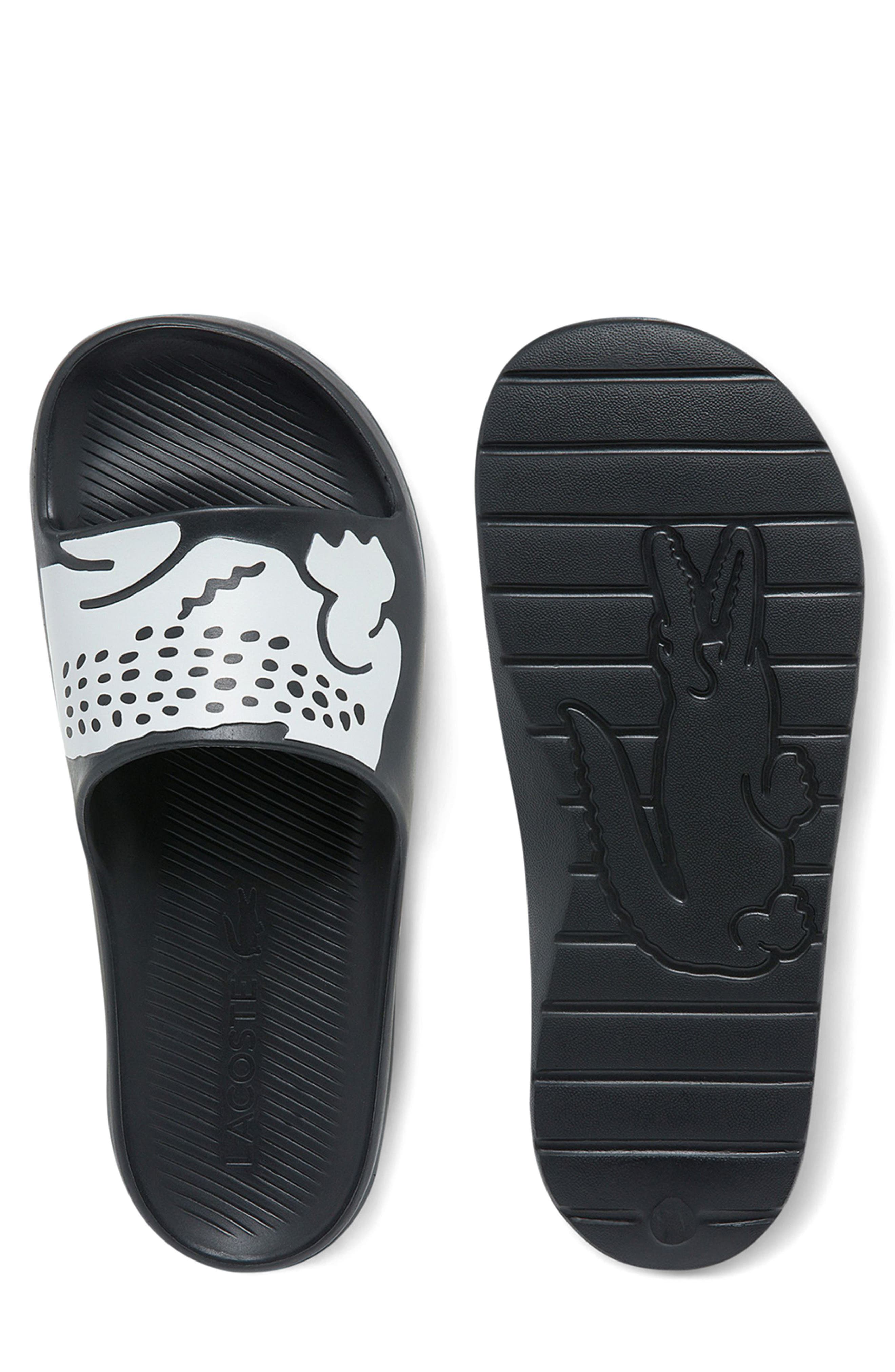 Lacoste Croco 2.0 Slide Sandal, Alternate, color, 