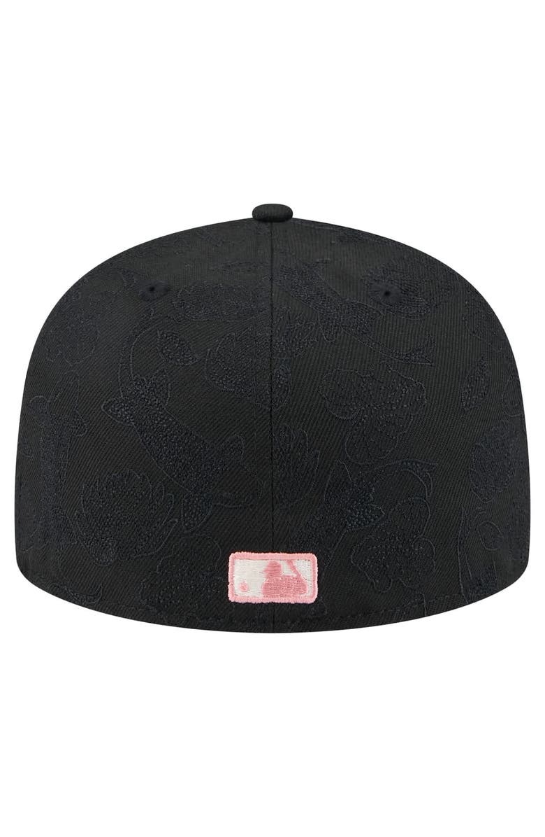 New Era Men's New Era Black Athletics Tonal Koi 59FIFTY Fitted Hat, Alternate, color, 