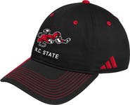 adidas Men's adidas Black NC State Wolfpack Slouch Adjustable Hat