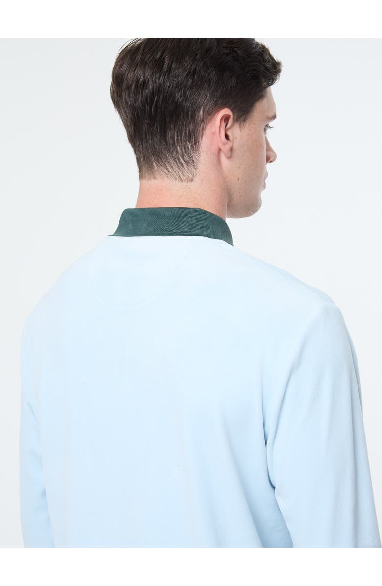 Sergio Tacchini Banda Velour Polo, Alternate, color, Baby Blue