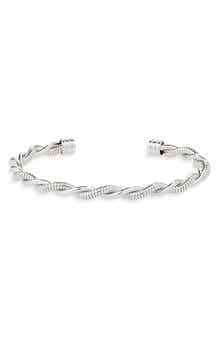 Demi-Fine Twisted Cuff Bracelet