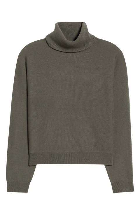 Wool & Cashmere Turtleneck Sweater