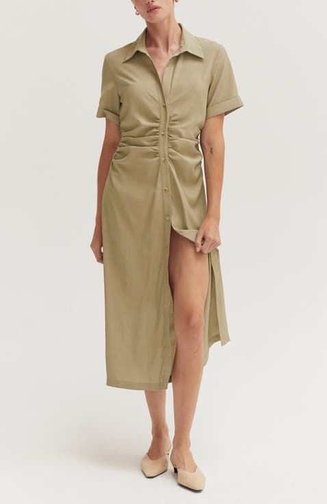 Button Up Shirt Dress