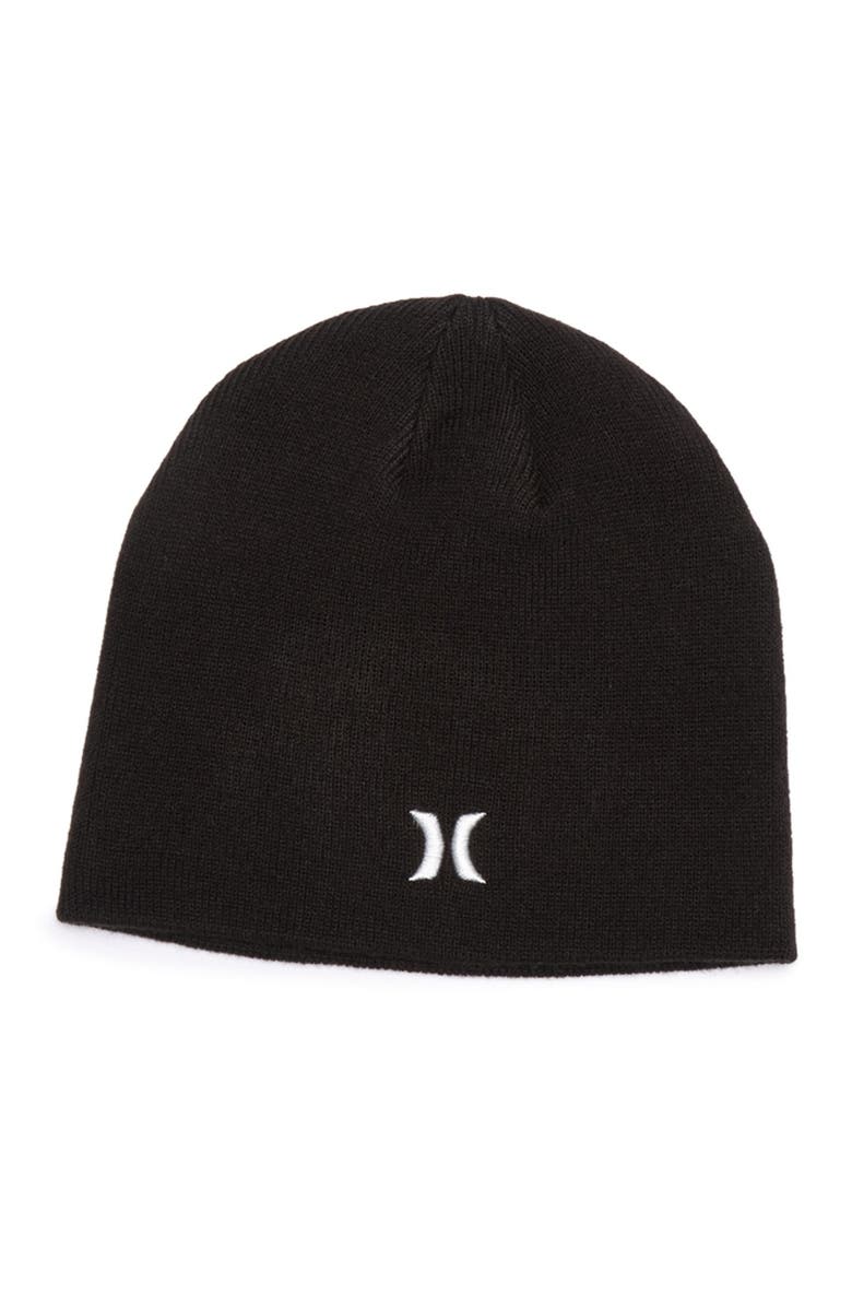Hurley Icon Staples Knit Beanie, Main, color,