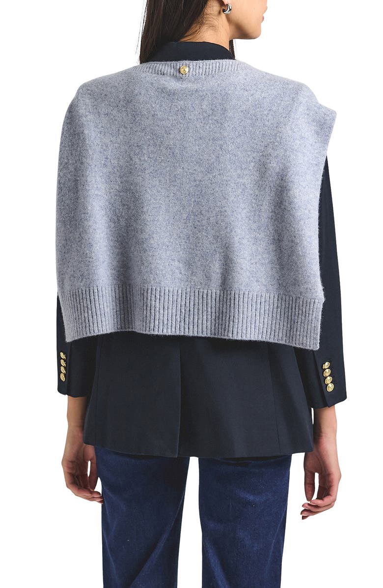 Derek Lam 10 Crosby The Cotton & Wool Shrug, Alternate, color, Vapor