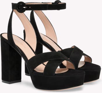 【関税込み】GIANVITO ROSSI SABRINA' SANDALS GIANVITO ROSSI Sabrina 70 satin platform sandals | NET-A-PORTER