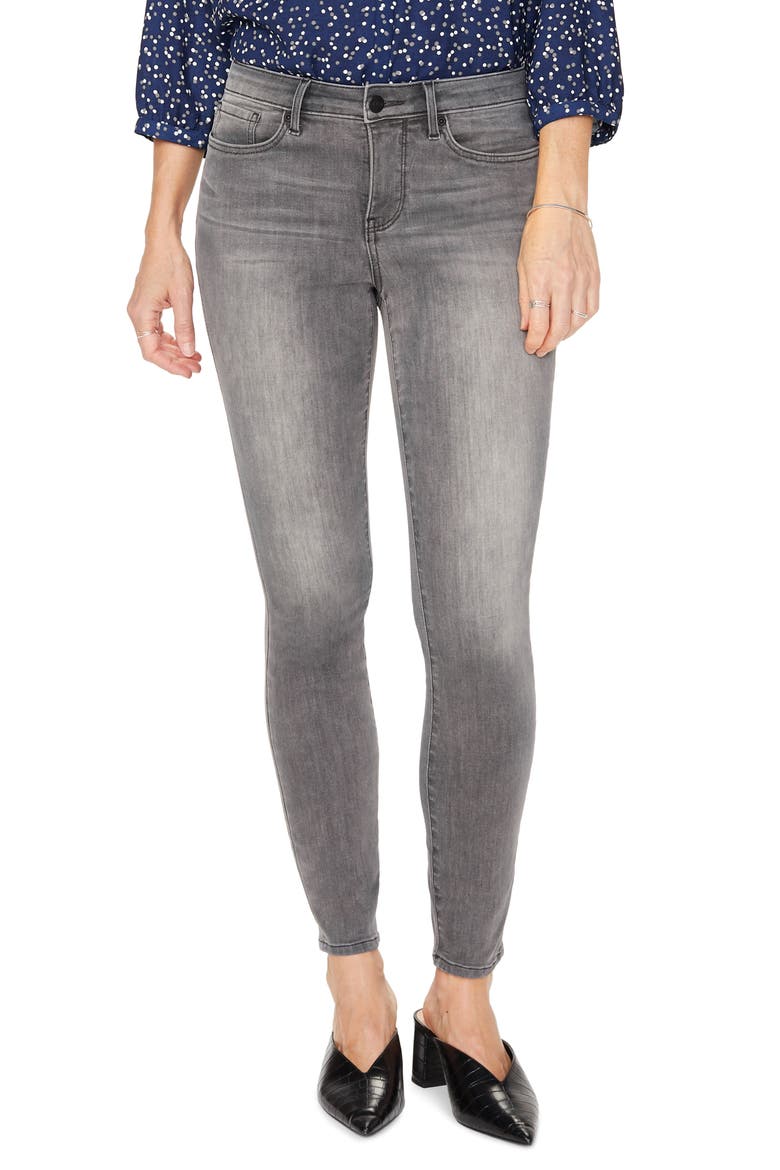 AMi Stretch Skinny Jeans, Main, color, TULLIE