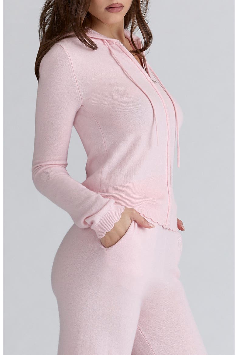 Regina Wool & Cashmere Hoodie & Pants Travel Set, Alternate, color, PINK