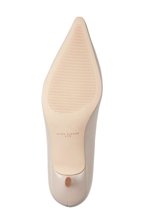 Marc Fisher Ltd Calynna Pointed Toe Kitten Heel Pump In Neutral