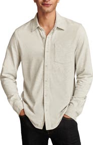 Lucky Brand Stretch Cotton Oxford Dress Shirt
