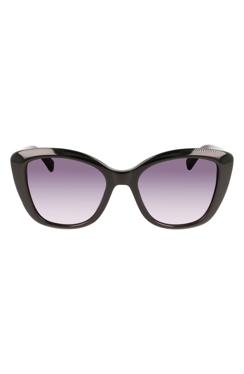 Longchamp Roseau 54mm Butterfly Sunglasses, Main, color,