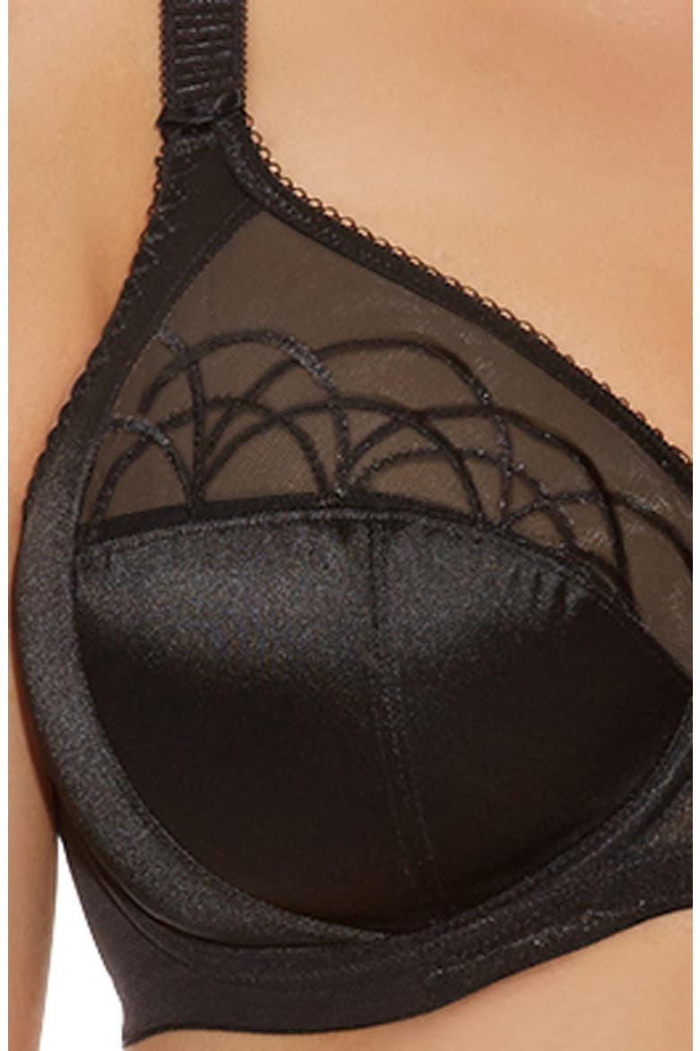 'Cate' Underwire Bra, Alternate, color, BLACK