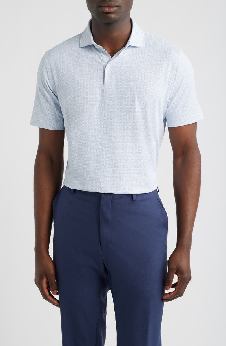 Peter Millar Alder Crown Crafted Performance Polo, Main, color, White