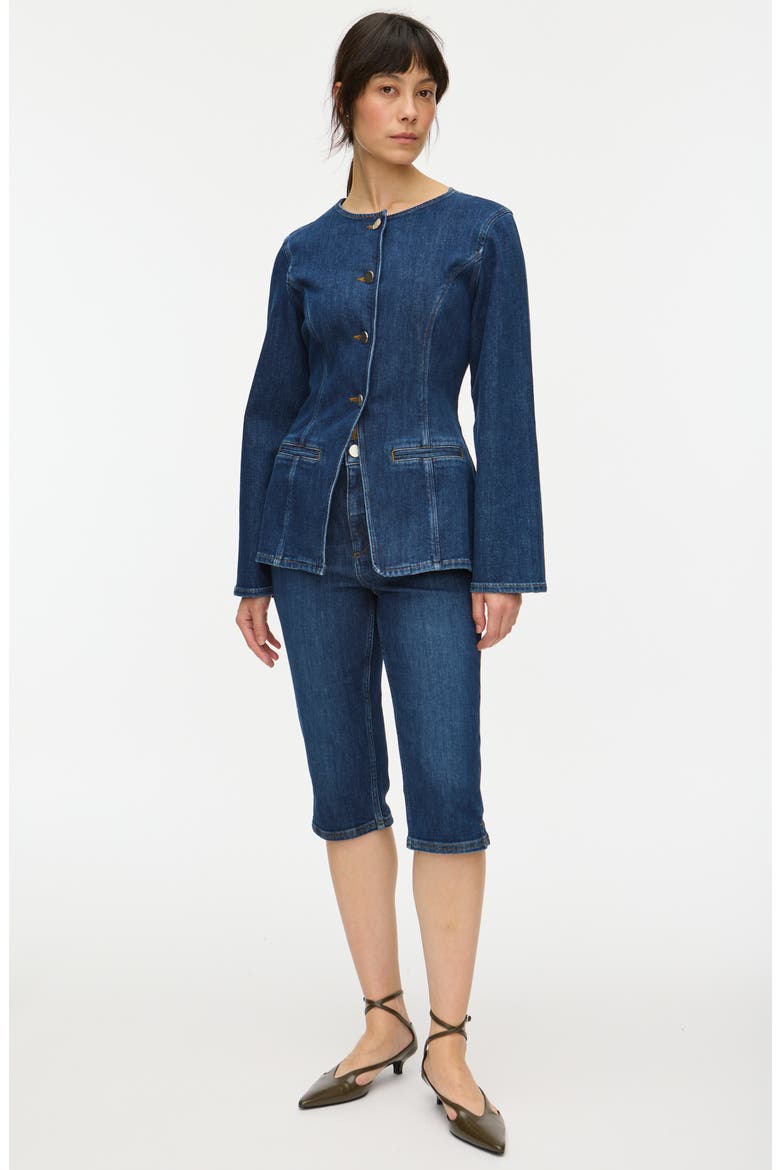 Gracey Pedal Pusher Jeans, Alternate, color, OCEAN BLUE