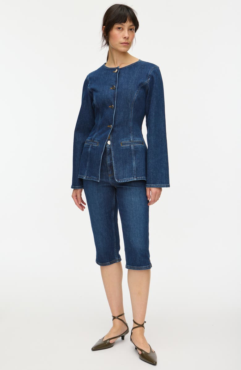 ALIGNE Gracey Pedal Pusher Jeans, Alternate, color, Ocean Blue