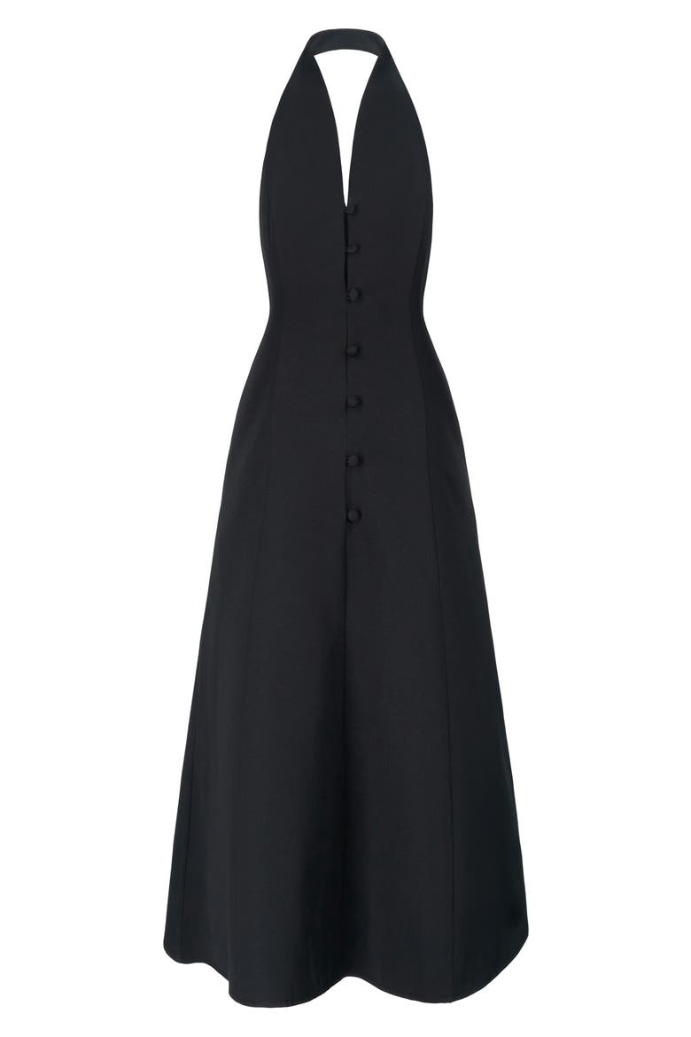 Stella Halter Dress, Main, color, BLACK