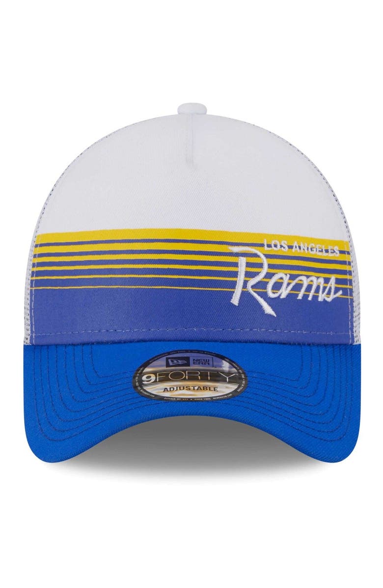 New Era Men's New Era Royal Los Angeles Rams Horizon A-Frame 9FORTY Snapback Hat, Alternate, color, Royal