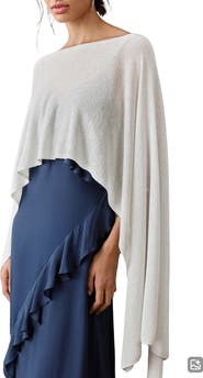 MANGO TEEN Lurex Knit Cape