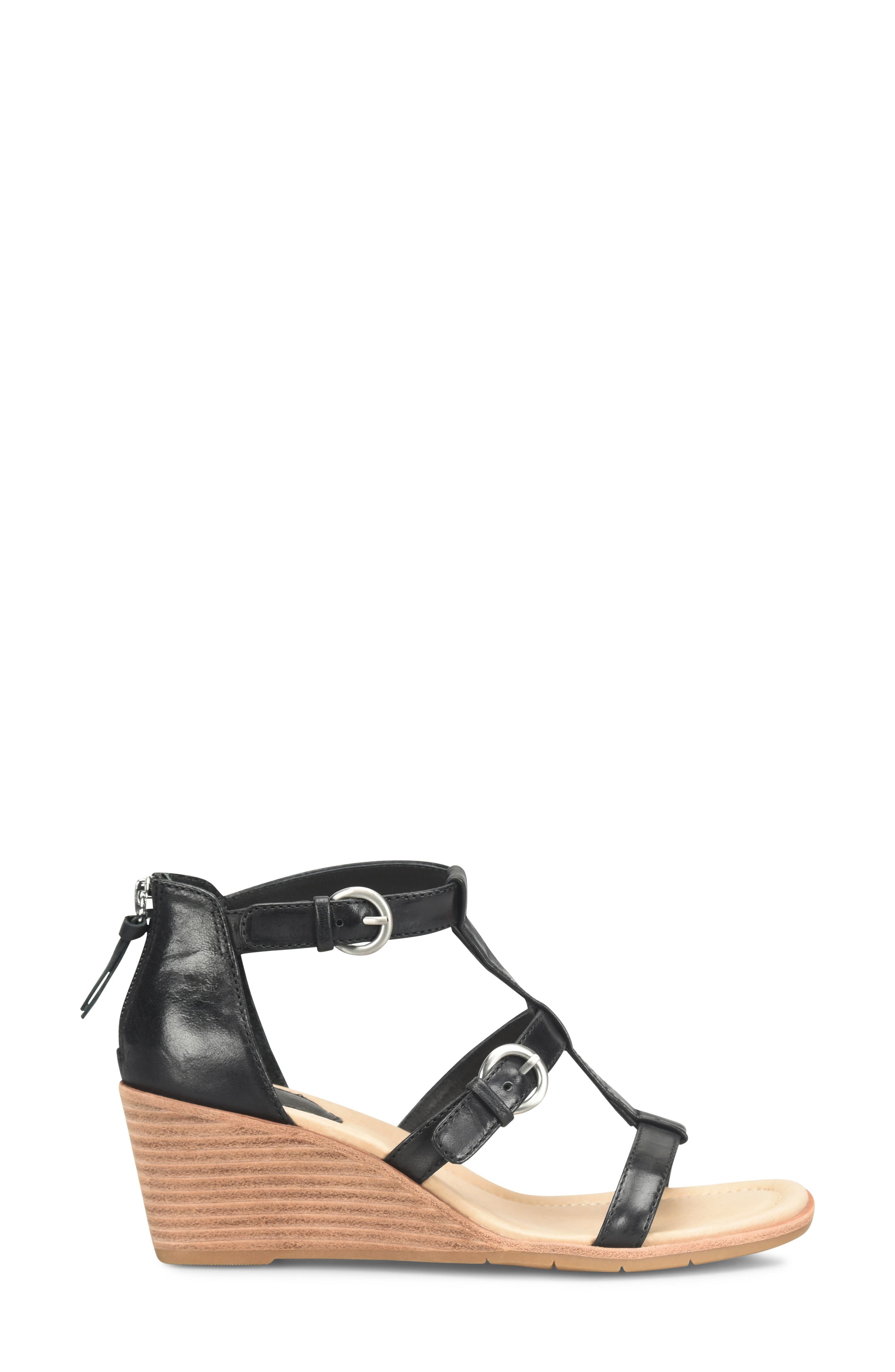 Söfft Gaige Wedge Sandal, Alternate, color, 