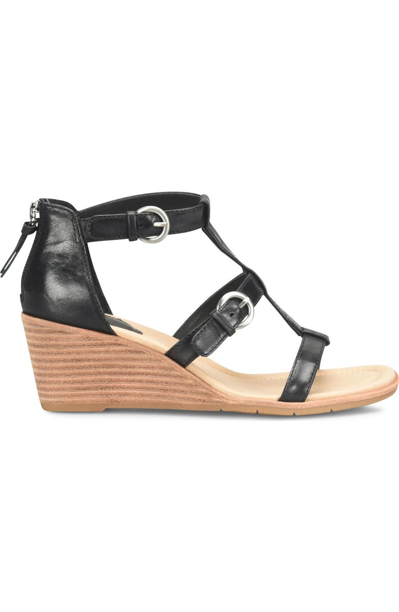 Söfft Gaige Wedge Sandal, Alternate, color,