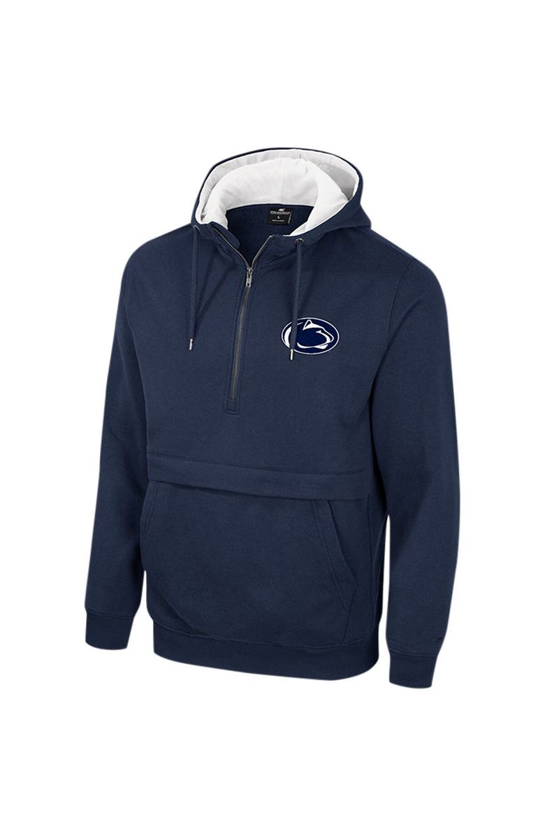 COLOSSEUM Men's Colosseum Navy Penn State Nittany Lions Half-Zip Hoodie, Alternate, color, Navy