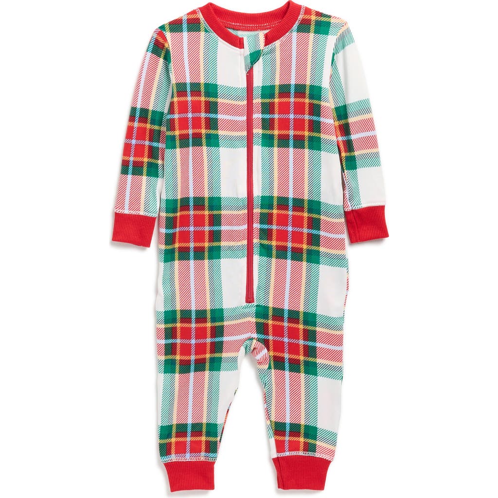 Jaclyn Matching Family Plaid Fitted One-piece Pajamas In Multi