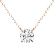 Badgley Mischka Collection Round Cut Lab Created Diamond Necklace - 0.75ctw