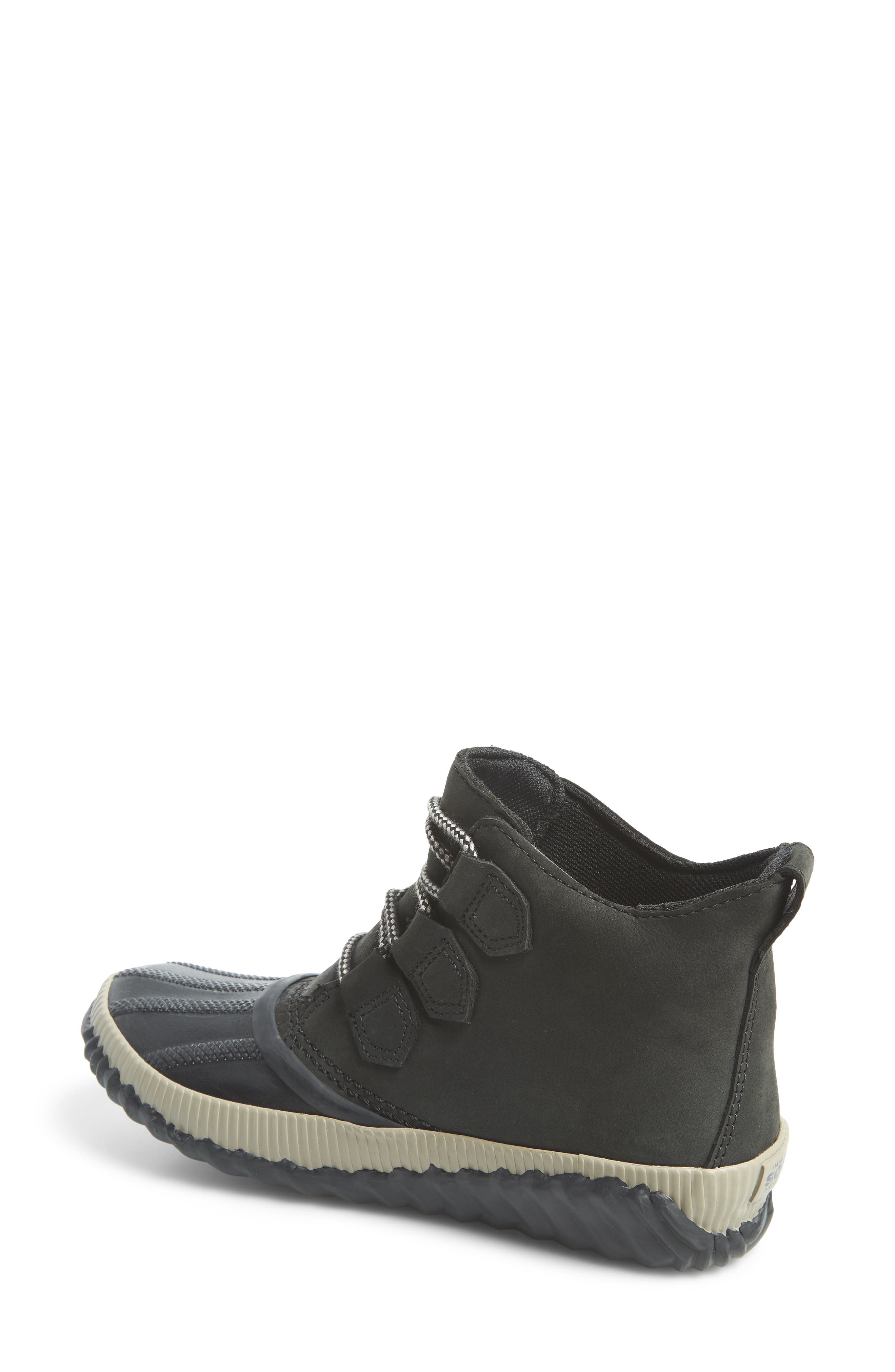 Out N About Plus Waterproof Bootie, Alternate, color, BLACK