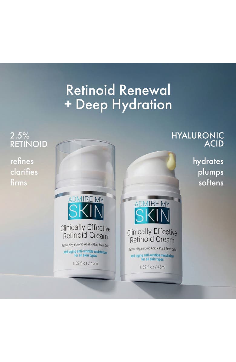 Admire My Skin Clinically Effective Retinoid Cream, Alternate, color, Clear