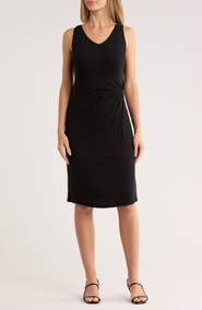 matty m. Side Twist Tank Dress