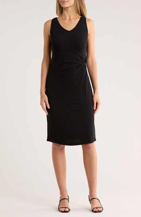 matty m. Side Twist Tank Dress