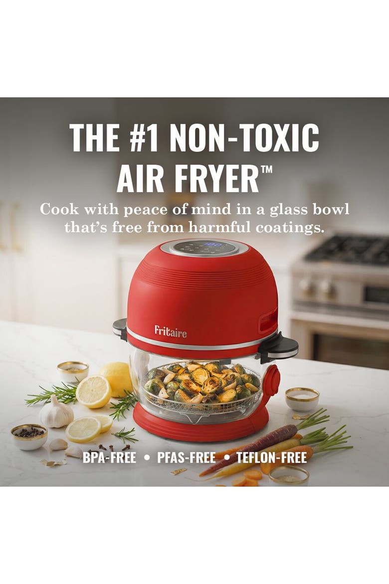 Self-Cleaning & Non-Toxic Air Fryer, Alternate, color, White