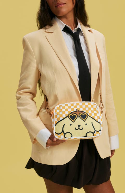 Kids' Pompompurin Check Le Tour Crossbody Bag