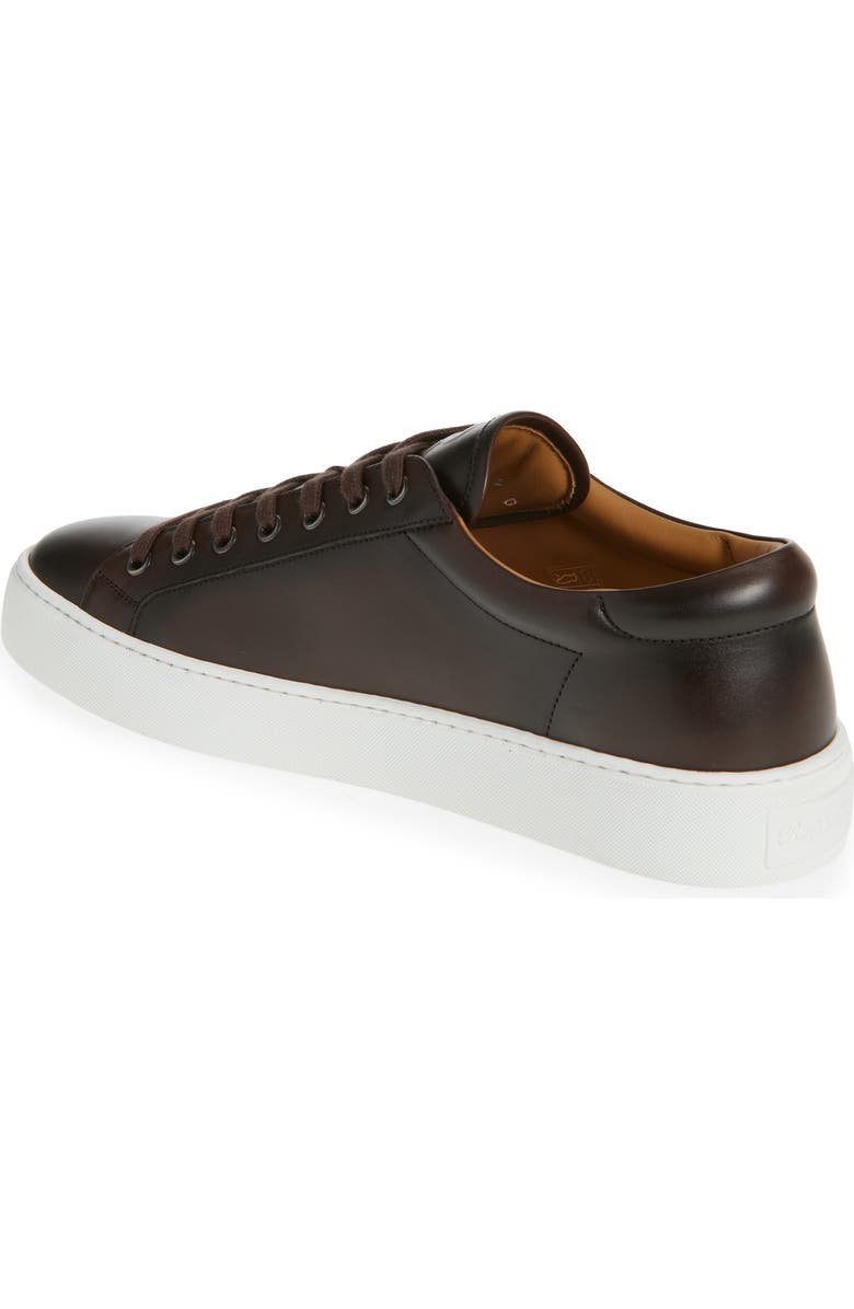 Ralph Lauren Purple Label Severn Low Top Sneaker, Alternate, color, Eng Brown