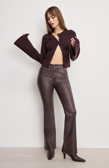 Ribbed Bell Sleeve Cardigan
