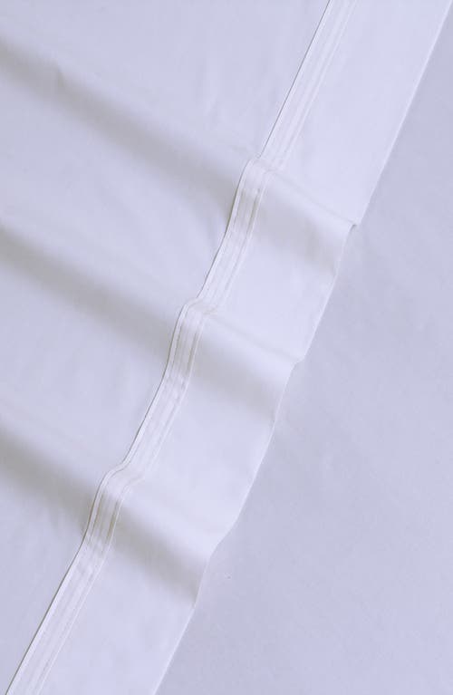 Azores Home 300 Thread Count Cotton Percale Sheet Set In White