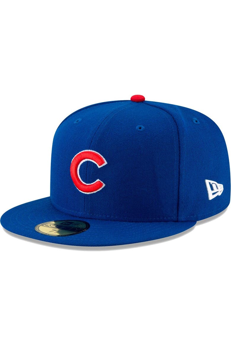 Men's New Era Royal Chicago Cubs On-Field 2023 World Tour London Series 59FIFTY Fitted Hat, Alternate, color, Royal