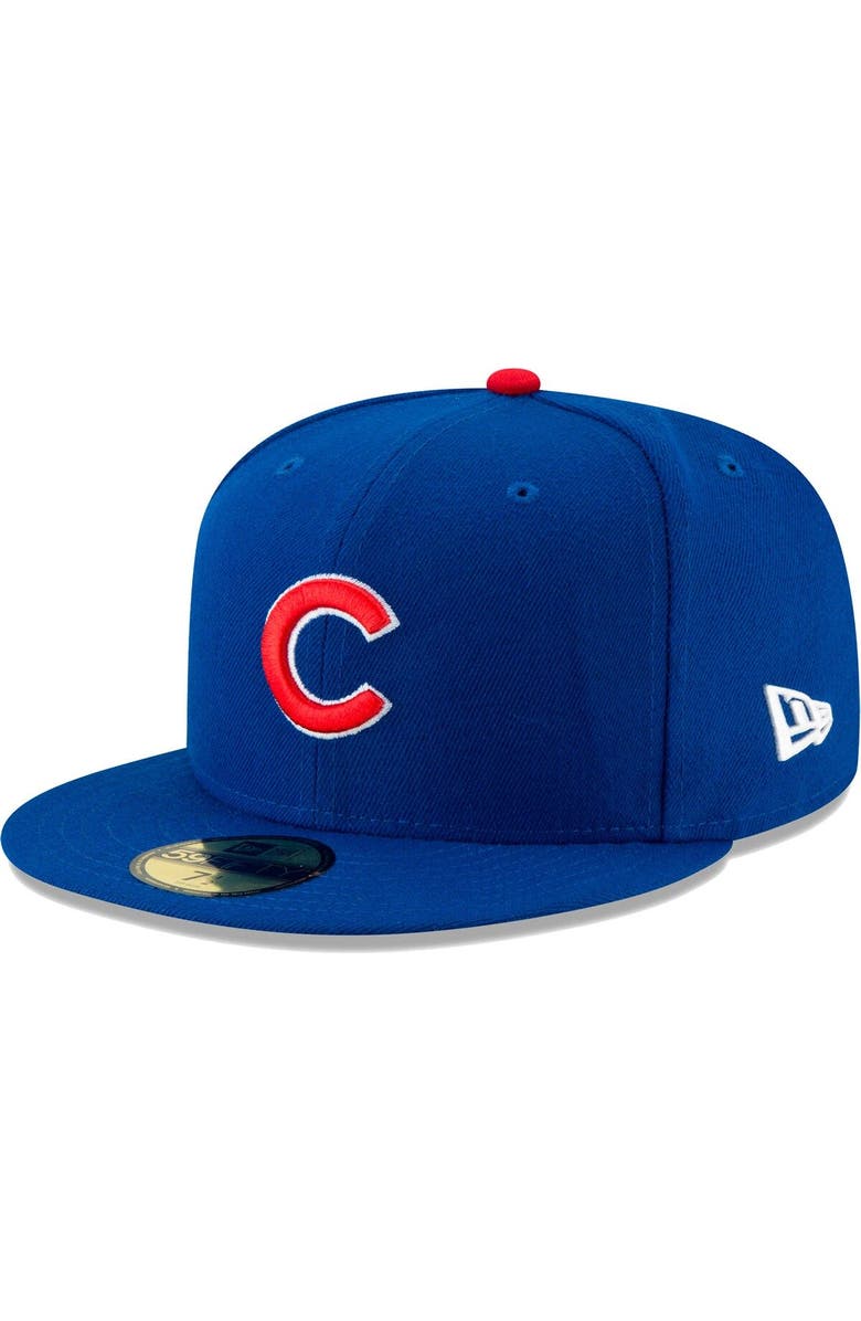 New Era Men's New Era Royal Chicago Cubs On-Field 2023 World Tour London Series 59FIFTY Fitted Hat, Alternate, color, Royal